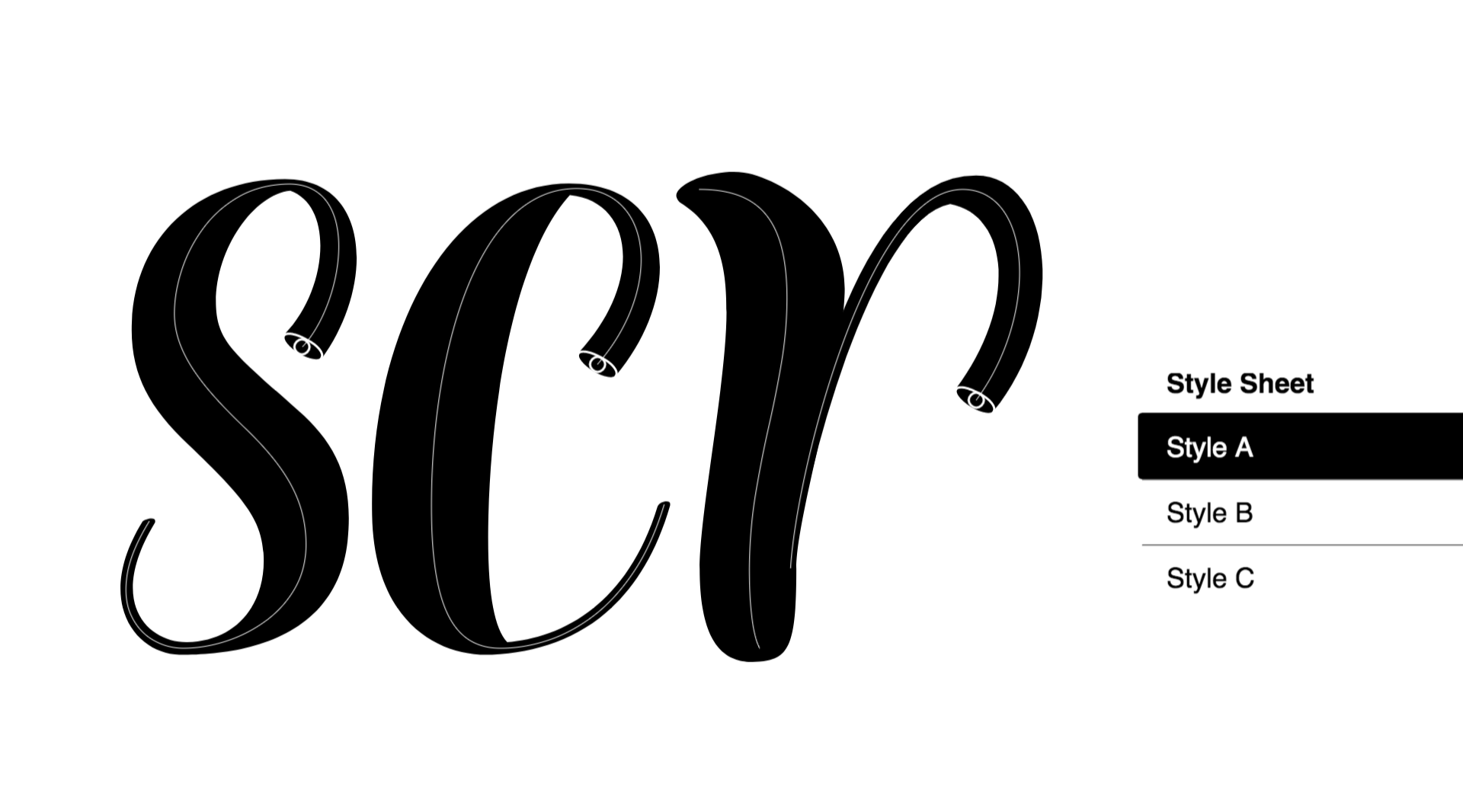 Save brush style, reuse brush style, and edit results in the real-time across the whole project. Skeleton type design brush extension for Glyphsapp.